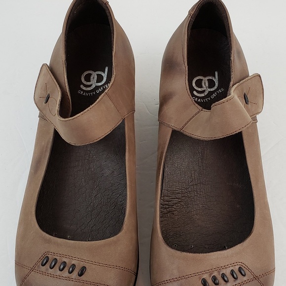 Gravity Defyer Azite Brown Leather M/J size 9.5 - Picture 6 of 8